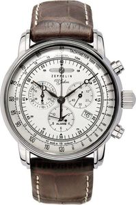 Zegarek Zeppelin męski 100 Jahre 7680-1 Quarz srebrny 1