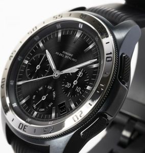 Ringke Nakładka na tachymetr Ringke Samsung Galaxy Sport/Watch 42mm stal nierdzewna srebrna błyszcząca GW-42-01 1