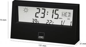 Stacja pogodowa Clatronic WSU 7022 czarna 4