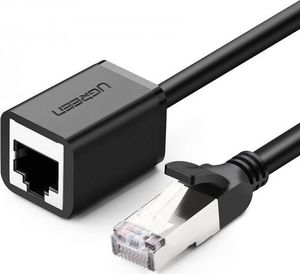 Ugreen Kabel sieciowy UGREEN przedłużacz Ethernet RJ45, Cat. 6, FTP, z metalową wtyczną 2m, (czarny) 1