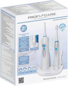 Szczoteczka ProfiCare Szczoteczka soniczna PC-DC 3031 Biała + Irygator 3