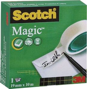 Staples SCOTCH Taśma klejąca MAGIC matowa w pudełku 810, 19mmx10m 1