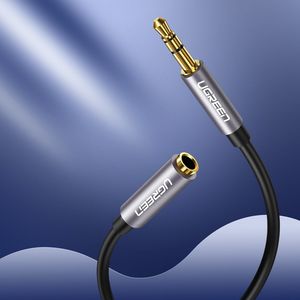 Kabel Ugreen Jack 3.5mm - Jack 3.5mm 1m srebrny (UGR220GRY) 2