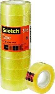 Staples Taśma scotch transparentna 508 15mmx33m 10/p 1