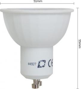 Abilite Żarówka LED, SMDS-3030, GU10, 7W, Szybka, 10LED, B. ciepły, 480lm, kąt św. 120°, 230V, (spotlight) (5901583544927) 4