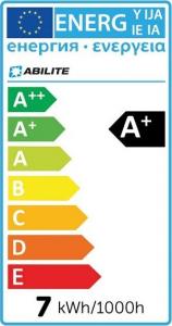Abilite Żarówka LED, SMDS-3030, GU10, 7W, Szybka, 10LED, B. ciepły, 480lm, kąt św. 120°, 230V, (spotlight) (5901583544927) 5