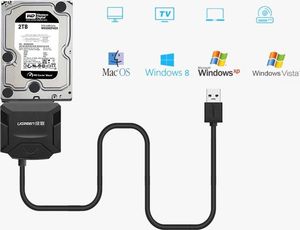 Kieszeń Ugreen Adapter USB 3.0 - SATA UGREEN do dysków 2,5\'/3,5\' 4