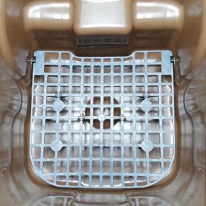 Europlast Pojemnik kubeł kosz na BIOodpady z podwójnym dnem brązowy 240L BIO + RUSZT 5