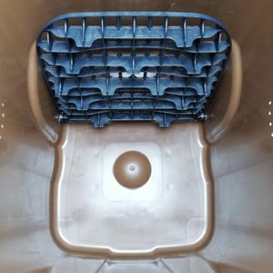 Europlast Pojemnik kubeł kosz na BIOodpady z podwójnym dnem brązowy 240L BIO + RUSZT 6