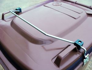 Europlast Kosz pojemnik kubeł ze szczelną pokrywą na śmieci odpady spożywcze brązowy 240L (0005-5GASTRO) 2