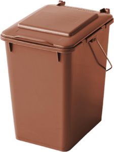 Kosz na śmieci Europlast do segregacji 10L brązowy (0017-5) 1