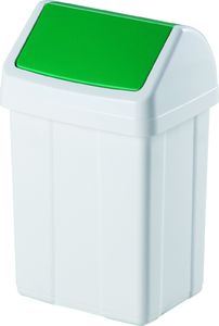 Kosz na śmieci Meva do segregacji uchylny 25L zielony (5045-2) 1