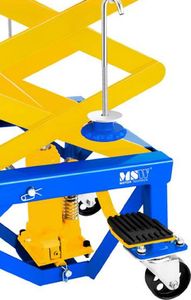 MSW Podnośnik motocyklowy mobilny do motocykli 135kg (MHB-135-PRO) 2