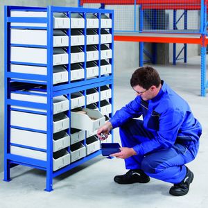 Meva Regał warsztatowy na części i narzędzia szufladowy z pojemnikami ZESTAW 21 elem. 3