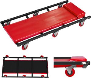 Meva Wózek leżak leżanka warsztatowa pod auto na kółkach 270 x 900 mm MSW RB-110 1