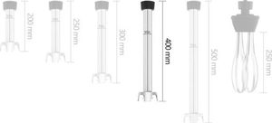 Royal Catering Ramię nasadka miksująca do blendera miksera napędu ręcznego Royal Catering RCMA-400 400mm 3