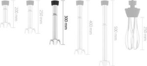 Royal Catering Ramię nasadka miksująca do blendera miksera napędu ręcznego Royal Catering RCMA-300 300mm 2