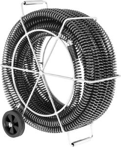 MSW Spirala przepychacz sprężyna do rur hydrauliczna 4 x 4.65 m śr. 32 mm ZESTAW 2