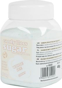 GSG Cukier do waty cukrowej biały o smaku lodowym 400g 1