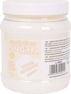 GSG Cukier do waty cukrowej biały o smaku kokosowym 1kg 1