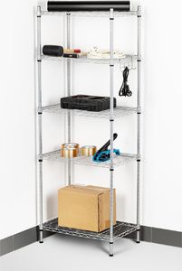 Royal Catering Regał magazynowy druciany ażurowy kolor szary 150x55x35cm do 150kg Regał magazynowy druciany ażurowy kolor szary 150x55x35cm do 150kg (10011227) - 1009674 7