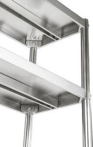 Royal Catering Regał ze stali nierdzewnej gastronomiczny 120x48,5x155cm 3