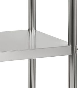 Royal Catering Regał ze stali nierdzewnej gastronomiczny 120x48,5x155cm 4