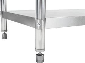 Royal Catering Regał ze stali nierdzewnej gastronomiczny 120x48,5x155cm 5