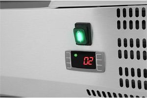 Witryna chłodnicza Royal Catering Nadstawa chłodnicza ze szklaną osłoną 9x GN1/4 180cm 4