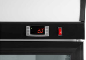 Witryna chłodnicza Royal Catering Lodówka chłodziarka szafa chłodnicza na napoje podwójna przeszklona 2-8C 630L 4