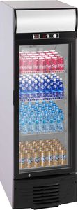 Witryna chłodnicza Royal Catering Lodówka chłodziarka szafa chłodnicza na napoje przeszklona 2-8C 238L 2