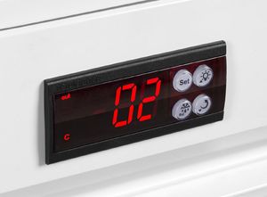 Witryna chłodnicza Royal Catering Lodówka szafa chłodnicza na napoje butelki puszki 2-drzwiowa sklepowa barowa z oświetleniem LED 600L 6