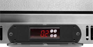 Witryna chłodnicza Royal Catering Lodówka szafa chłodziarka na napoje butelki puszki ze stali nierdzewnej sklepowa barowa 108L 3