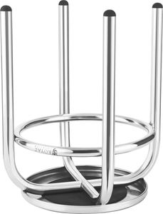 Royal Catering Stołek taboret okrągły ze stali nierdzewnej do kuchni 2