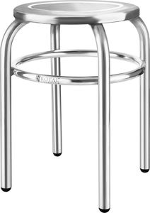 Royal Catering Stołek taboret okrągły ze stali nierdzewnej do kuchni 5