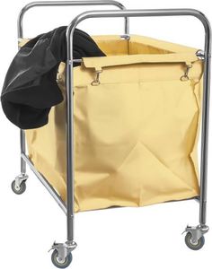 Kosz na pranie Royal Catering 250L żółty (10010373) 5