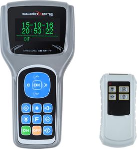 Steinberg Waga hakowa profesjonalna z pilotem i czytnikiem do 5 ton 5T Waga hakowa z pilotem i czytnikiem SBS-KW-5TW do 5 ton 7