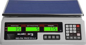 Steinberg Waga sklepowa handlowa cenowa biała 35kg / g uniwersalny (385663-uniw) - 385663-uniw 4