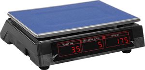 Steinberg Waga sklepowa handlowa cenowa czarna 30kg / 2g 2