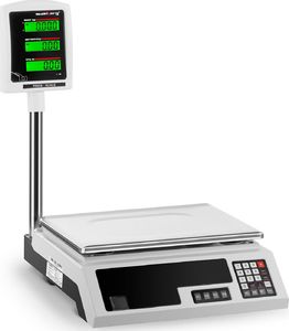 Steinberg Waga sklepowa platformowa 34x23cm zasilacz + akumulator 30kg / 1g 2