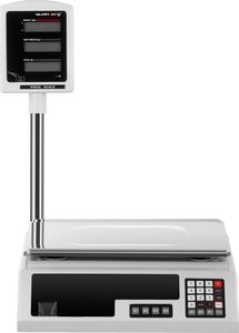 Steinberg Waga sklepowa platformowa 34x23cm zasilacz + akumulator 30kg / 1g 3