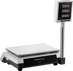 Steinberg Waga sklepowa platformowa 34x23cm zasilacz + akumulator 30kg / 1g 4