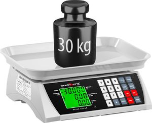 Steinberg Waga spożywcza sklepowa licząca z pamięcią i funkcją liczenia sztuk SBS-PW-301CA 30kg / 1g uniwersalny (386062-uniw) - 386062-uniw 3