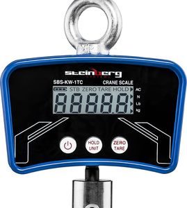 Steinberg Waga hakowa powieszana do 1 Tony SBS-KW-1TC z zasilaczem 1000kg / 0,2kg 5