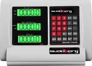 Steinberg Waga platforma magazynowa bezprzewodowa WiFi SBS-BW-1T LCD do 1 Tony 4