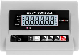 Steinberg Waga elektroniczna magazynowa towarowa LCD do 1 Tony 1T Waga platforma paletowa do magazynu SBS-BW-1T LCD do 1 Tony 4