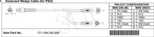 Zebex Kabel Komunikacyjny Z-3190 PS2 (171-10K100-200) 1