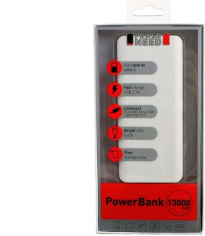 Powerbank PowerNeed 13000mAh (P13000W) 8