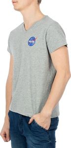 NASA Koszulka męska V Neck Basic-Ball Grey Mel r. L 1