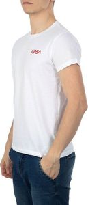 NASA Koszulka męska O Neck Basic-Worm White r. XL 1